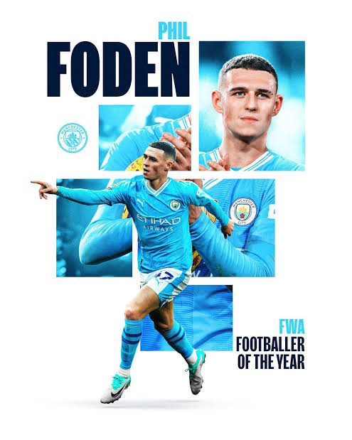 Phil Foden Wins FWA Footballer Of The Year Award