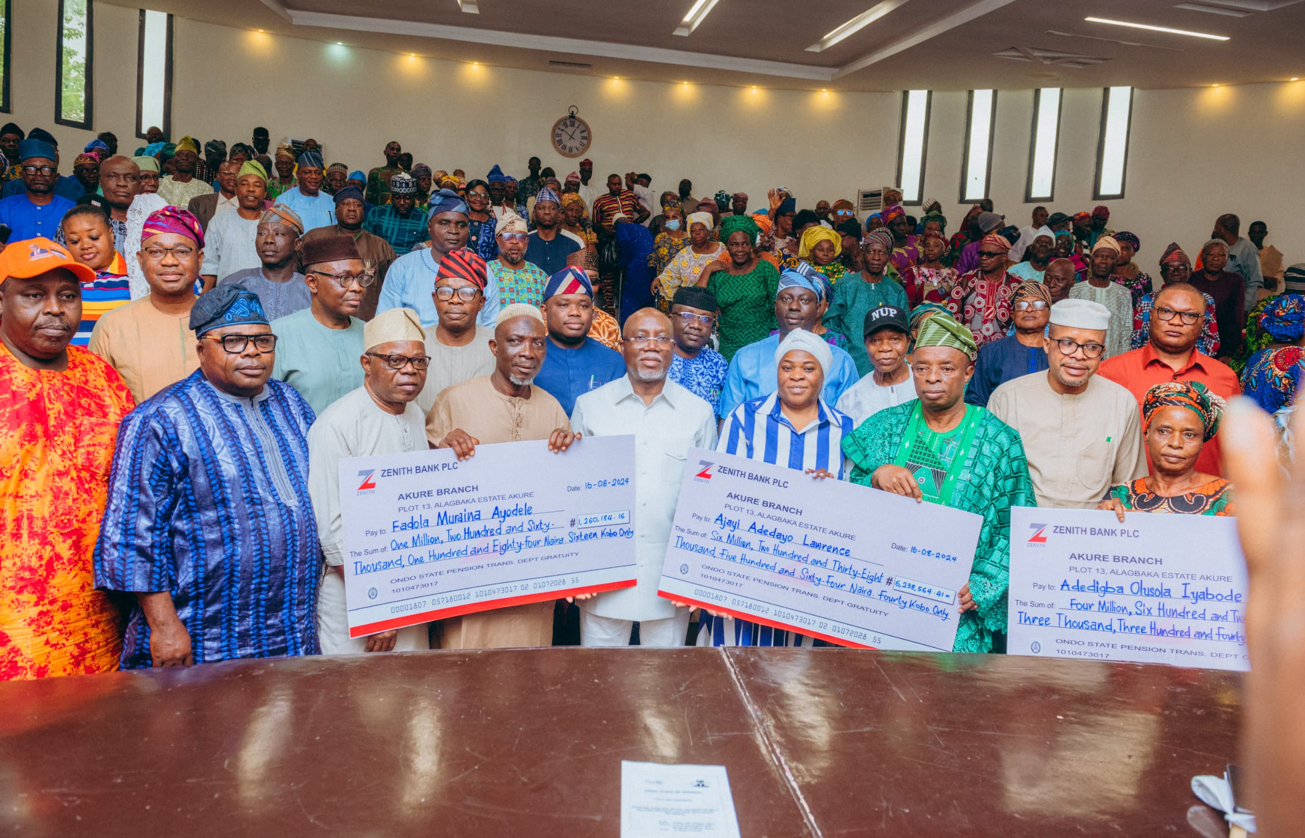 GOV AIYEDATIWA FLAGS OFF PAYMENT OF N3.2B THIRD BATCH OF GRATUITIES TO RETIREES